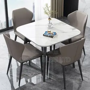 New Modern Square Dinning Table 4 Chairs