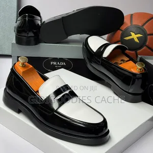 Prada 2-Tone Black -White Mix Shoes