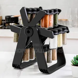 18pcs Rotating Spice Jar
