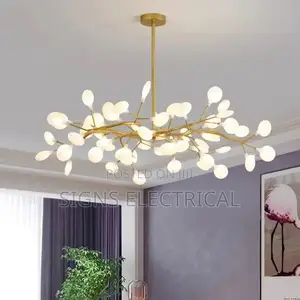 Nordic Creative Led Chandeliers Firefly Tree Branch Hanging