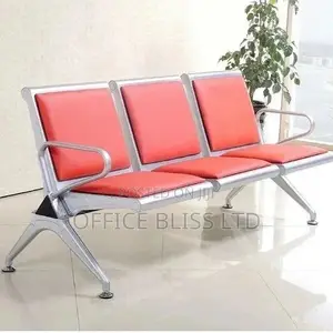 Heavy Duty Waiting 3 Seater Chair(RED)
