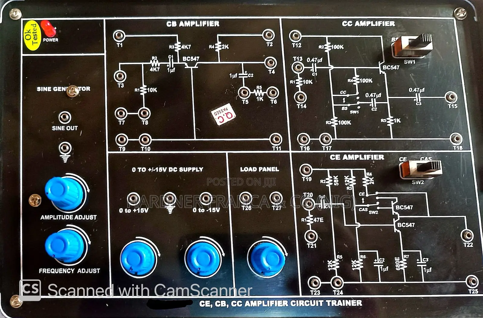 Amplifier Circuit Trainer