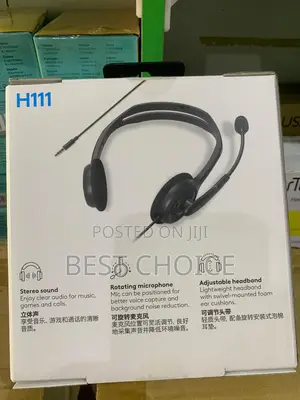 Logitech H111 STEREO Headset (One Port)