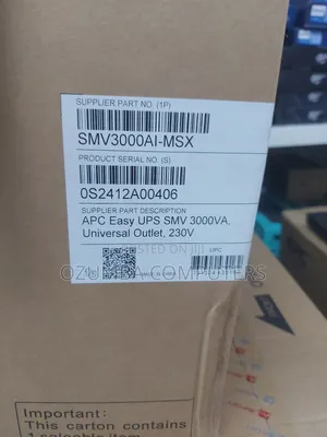 APC Easy UPS SMV 3000VA Uninterrupted Power Supply
