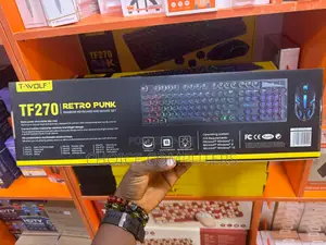 T-wolf Rgb Backlit Gaming Wired Keybord And Mouse