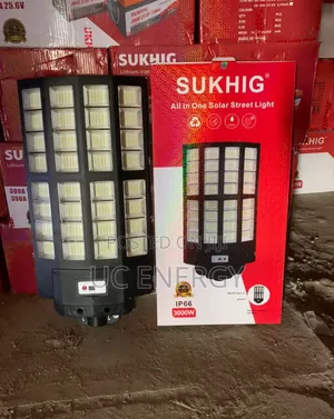 SUKHIG All in One Solar Street Lights 3000 Watts