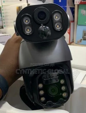 6MP Ubox Solar PTZ Camera With Double Lens And Double Panel