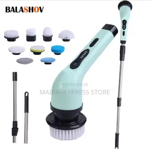 180 Degree 9in1 Rotation Power Scrubber/Cleaning Brush