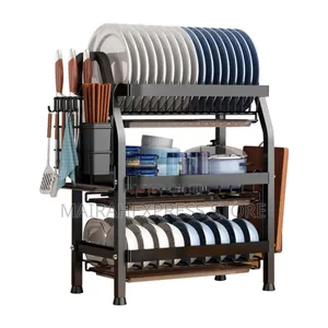 3 Layers Thickened Stainless Steel Multiple Dish Rack