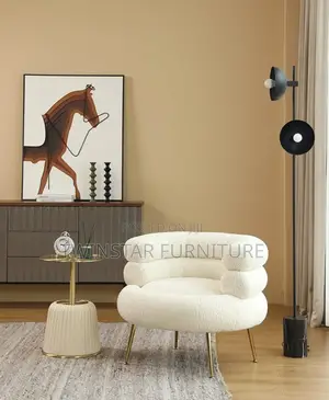 New Modern Luxury Fabric Single Sofa Chair