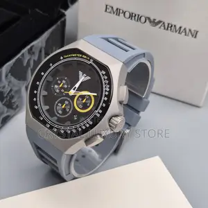 Emporio Armani Quality Luxury Men Chain Strap Wristwatch