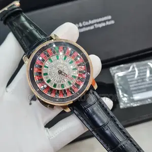 Jacob Co Quality Men Genuine Leather Wristwatch