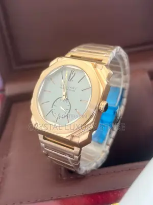 Bvlgari Quality Luxury Men Chain Strap Wristwatch