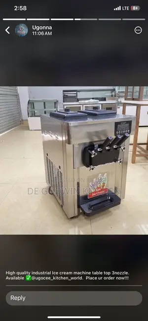 Table Top Ice Cream Machine