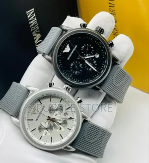 Emporio Armani "Chronograph-Rubber_strap