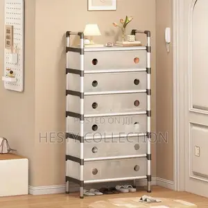 7 Layers Steps Dustproof Cover Shoe Rack