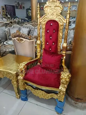 Throne Chair, King and Queen Royal Imported Chair
