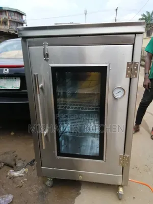 5 Step Stainless Fabricated Gas Oven With See Through Glass