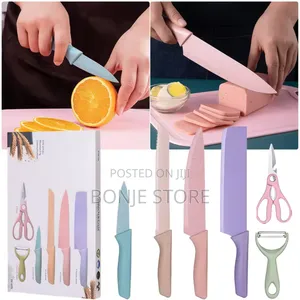Corrugated Kitchen Knife Set - 6 Pieces