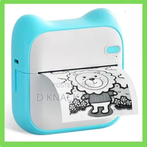 Mini Portable Pocket Photo Thermal Printer 6 Paper Roll
