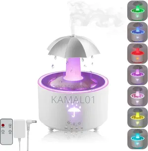 Rotating Umbrella Aromatherapy Diffuser With Led Night Light