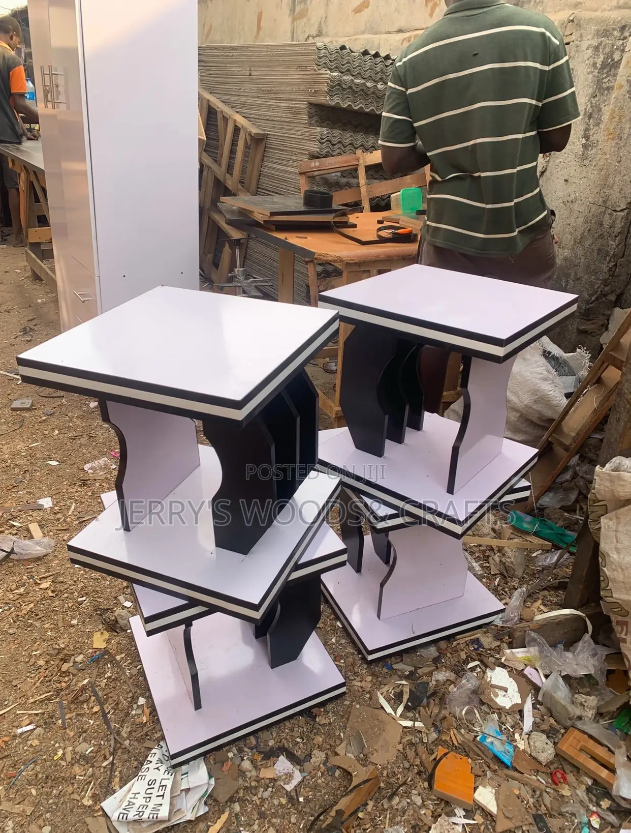 4 Pieces Side Stool