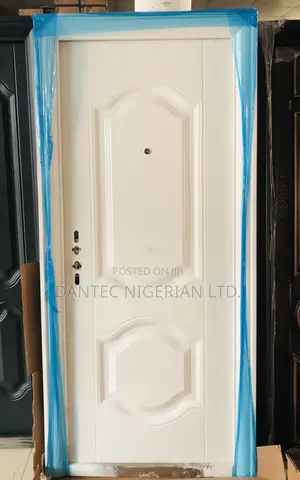 3ft White Steel Door