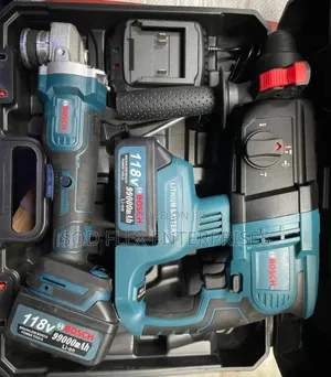 118v Bosch Mini Combo Angle Grinder And Hammer Drill