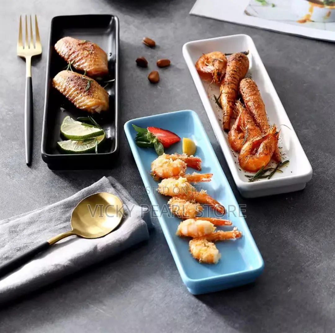 Rectangle Ceramic Dinner Plate