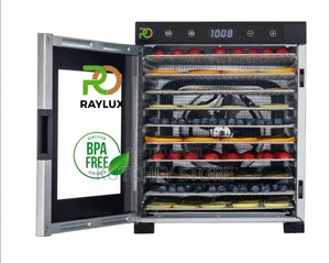 Raylux 10-Trays Professional Stainless Steel Food Dehydrator