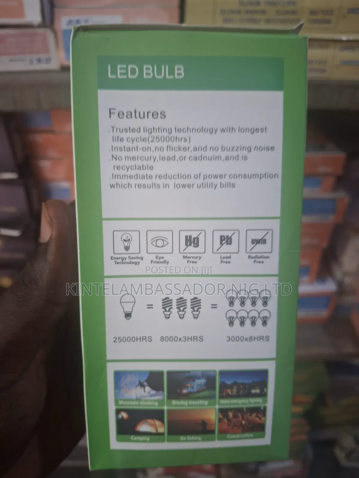 Vell Max Rechargeable Bulb -12w