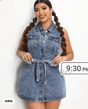 Denim Short Dresses