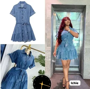 Denim Short Dresses