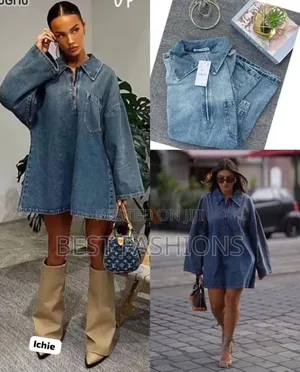 Denim Short Dresses