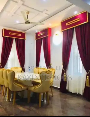 Wine Turkish Curtains Fabrics