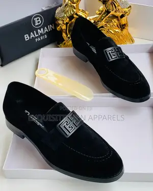 Quality Suede Balmain Italian Men’S Shoe