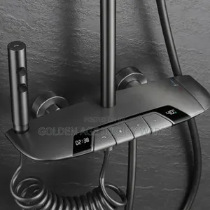 Gun Grey Thermostatic Shower1