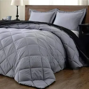 Gray and White Duvet Sets