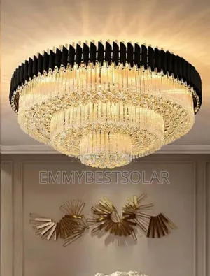 600mm Crystal Beads Chandelier Ceiling Light