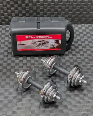 20kg Chrome Dumbell (Boxed) D09