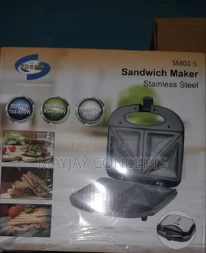 SMP Non-Stick Stainless Body Sandwich Maker Toaster