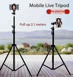 Mobile Live Tripod With Phone Holder