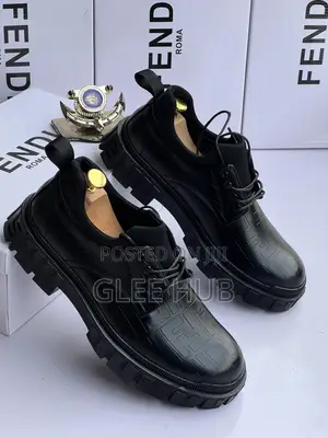FENDI Patterned Matte Shoes
