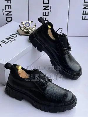 FENDI Patterned Matte Shoes