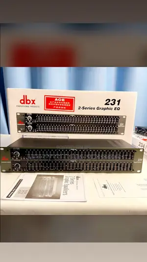 DBX 1231 Dual-channel, 31-band Graphic Equalizer, Black