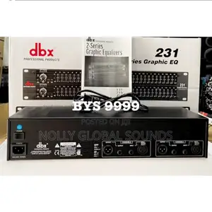 DBX 1231 Dual-channel, 31-band Graphic Equalizer, Black