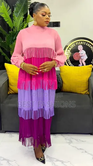 Multi Colours Miyaki Long Gown