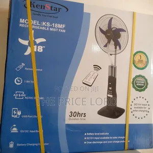 Kenstar 18" Mist Fan Rechargeable Fan