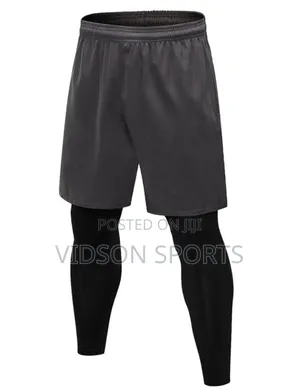 Outdoor Gym Shorts With a Leggings