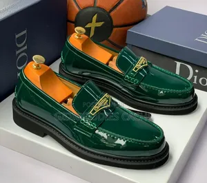 Christian Dior Luxury Shoes Green/Black